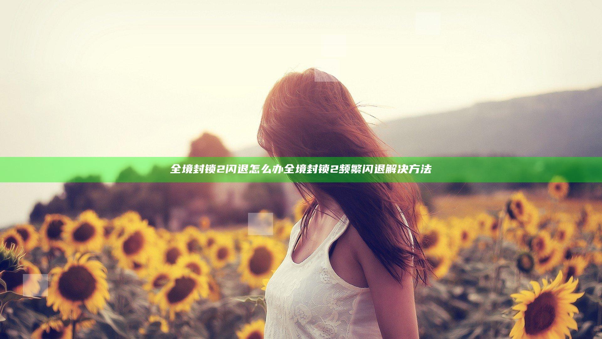 全境封锁2闪退怎么办 全境封锁2频繁闪退解决方法
